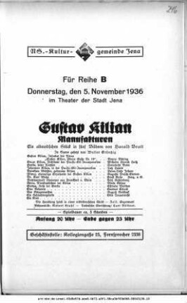 Gustav Kilian Manufakturen