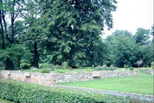 Mauerreste des Schlosses auf der Insel