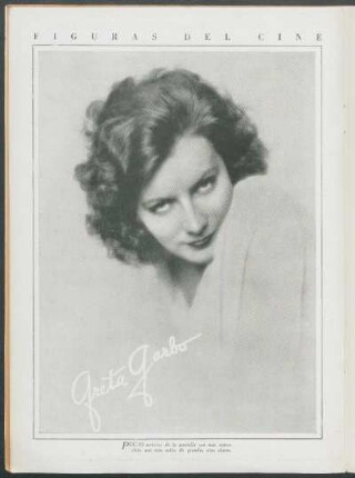Figuras del cine : Greta Garbo