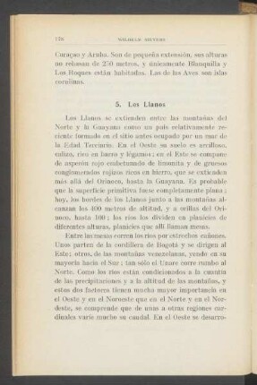 5. Los Llanos