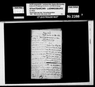Medizinalvisitation von 1825
