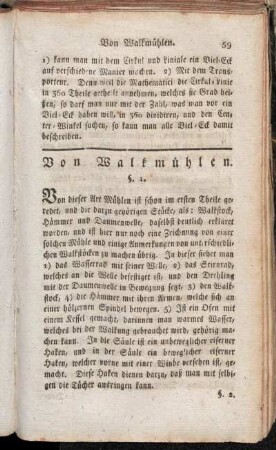 Von Walkmühlen.