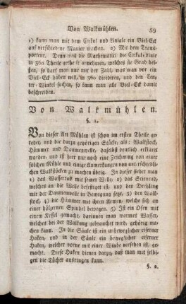 Von Walkmühlen.