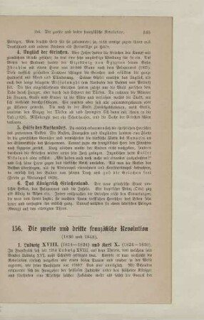 156. Die zweite und dritte französische Revolution (1830 und 1848)