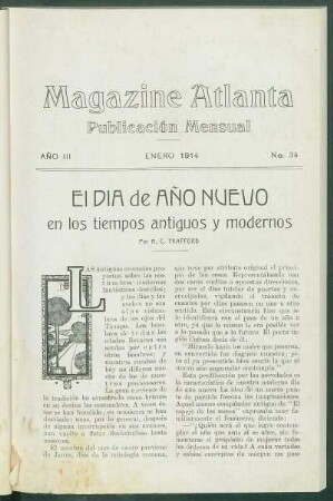 El Día de Año Nuevo : en los tiempos antiguos y modernos