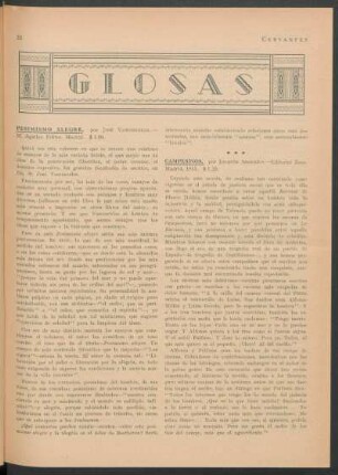 Glosas.