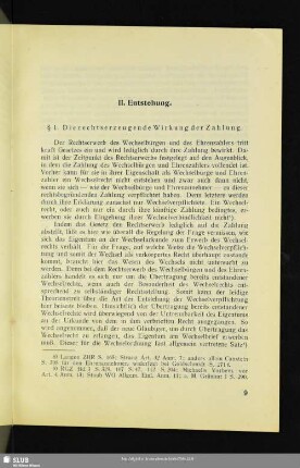 II. Entstehung