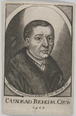 Bildnis des Cunrad Beheim