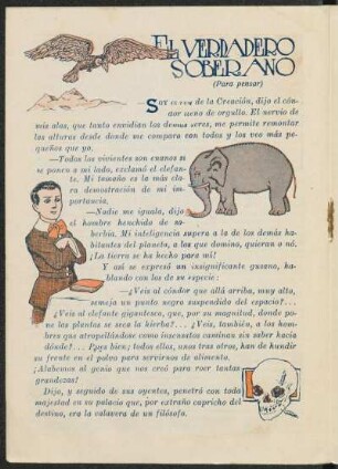 El verdadero soberaño : (Para pensar)
