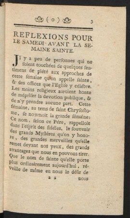 Reflexions Pour Le Samedi Avant La Semaine Sainte