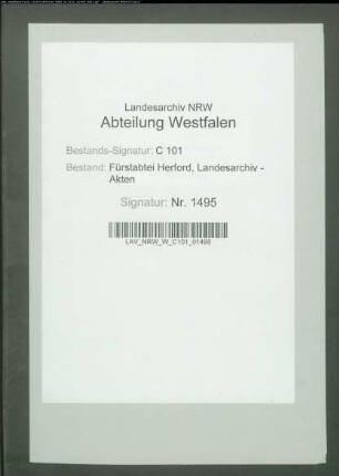 Mahnungen wegen rückständiger Pachtabgaben an das Kapitel