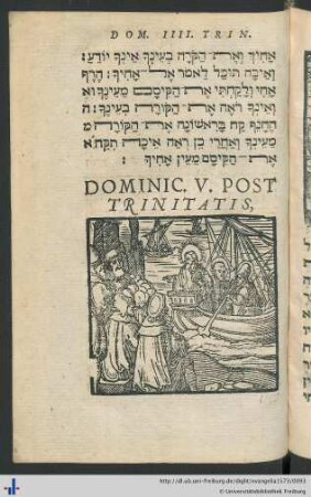 Dominic. V. Post Trinitatis, Evangelium Lucae V.