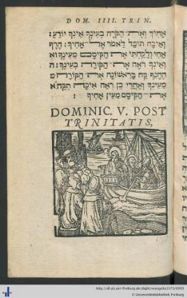 Dominic. V. Post Trinitatis, Evangelium Lucae V.