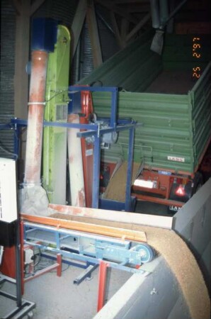 Fotografie: Sensortechnik, Mähdrusch, Ertragssensor, Maschinentest