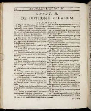 Caput. II. De Divisione Regalium