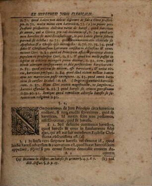 Theses Inaugurales, De Iure Principis Circa Haereticos