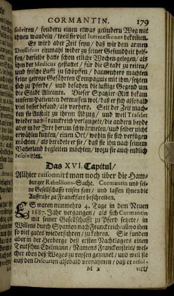Das XVI. Capitul.
