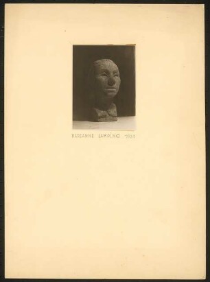 Portraitbüste »Marianne Lamping«: Portraitbüste
