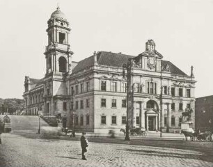 Dresden-Altstadt, Schloßplatz, Ständehaus, Ansicht von Nordwesten