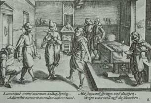 Innenraum mit jungen Leuten : Passe, Crispyn de : Innenraum mit jungen Leuten. Kupferstich