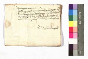 Ulrich Graf von Montfort an Graf Kraft von Hohenlohe.