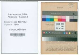 Entnazifizierung Hermann Schoof , geb. 23.02.1904 (Buchhalter)