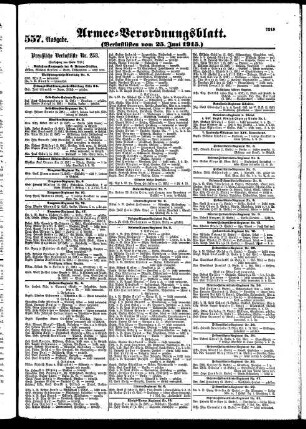 557.Ausgabe. Freitag, 25. Juni 1915