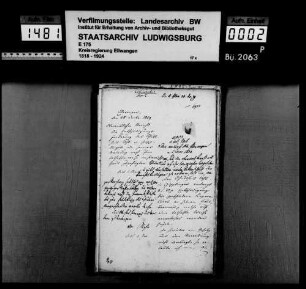 Ortsvorsteher zu Zipplingen