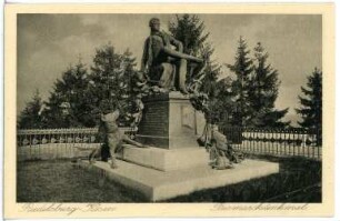 Rudelsburg. Kösen, Bismarckdenkmal