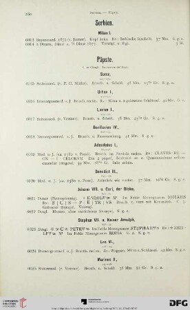 [Päpste, Erzbischöfe u. Patriarchen, Bischöfe, etc.] (Nr. 6015-8326)