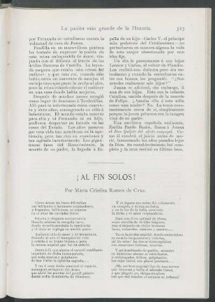¡Al fin solos! [Poesía]
