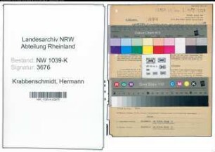 Entnazifizierung Hermann Krabbenschmidt , geb. 11.06.1907 (Bahnbeamter)