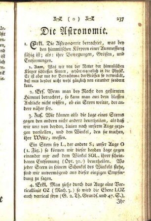 Die Astronomie [erster Theil]