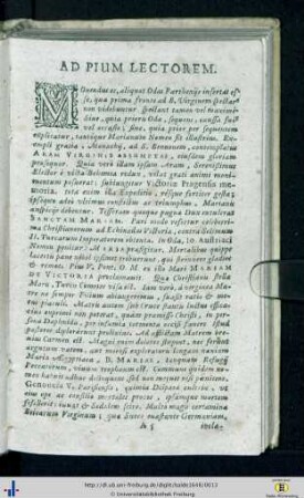 Ad pium lectorem