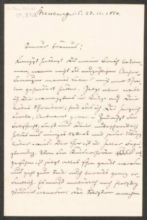 Brief an Heinrich von Herzogenberg : 23.11.1894
