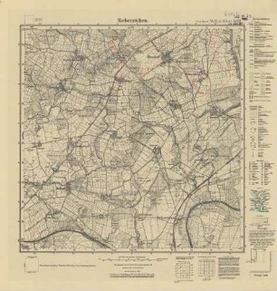 2429 (alte Nr.: 1033) Siebeneichen, Meßtischblatt (4cm - Karte)