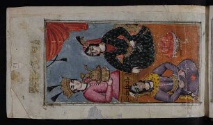 Illustration: Rendezvous zwischen Ḫusrau und Šīrīn