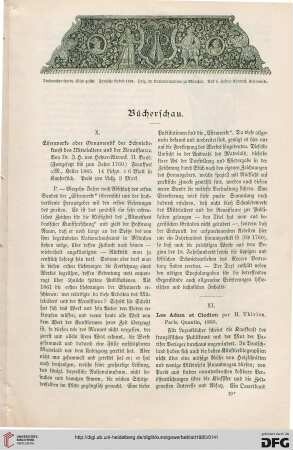Bücherschau