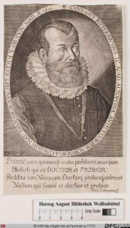 Bildnis Conrad Rittershausen (Rittershusius)