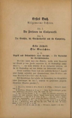 Erstes Buch. Allgemeine Lehren