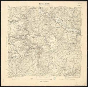Äquidistantenkarte 129 : Section Zöblitz, 1889 : Section Zöblitz. - 1:25000. - Leipzig: Giesecke & Devrient, 1889. - 1 Kt.