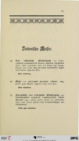 Italienische Meister (Nr. 29-56)