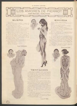 Los amores de Pierrot por Rafael Kirchner