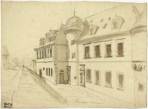 Schloss Birkenwald, Hauptfront