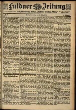 Ausgabe vom Donnerstag, den 29. März 1900.