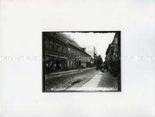 Die Königsberger Straße in Insterburg