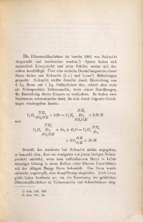 Über die Dibromsulfanilsäure und einige Derivate derselben ...