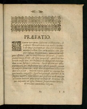 Praefatio.