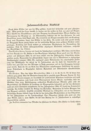 Zusammenfassender Rückblick