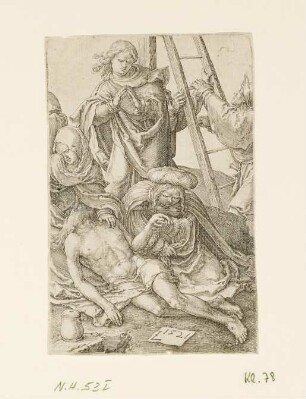 Kreuzabnahme, Blatt 11 der Folge "Passion"